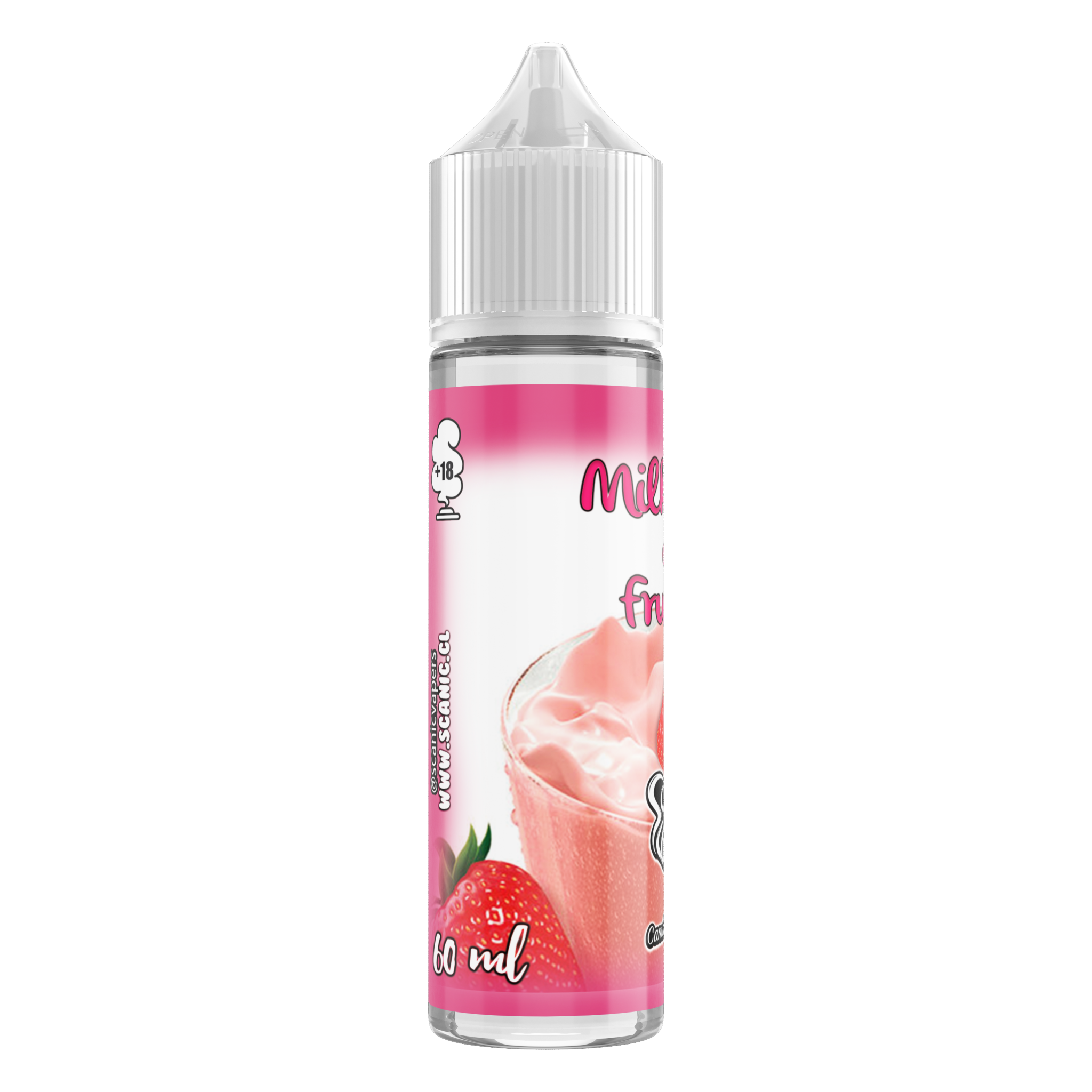 60ml Milkshake de Frutilla - Imagen 2