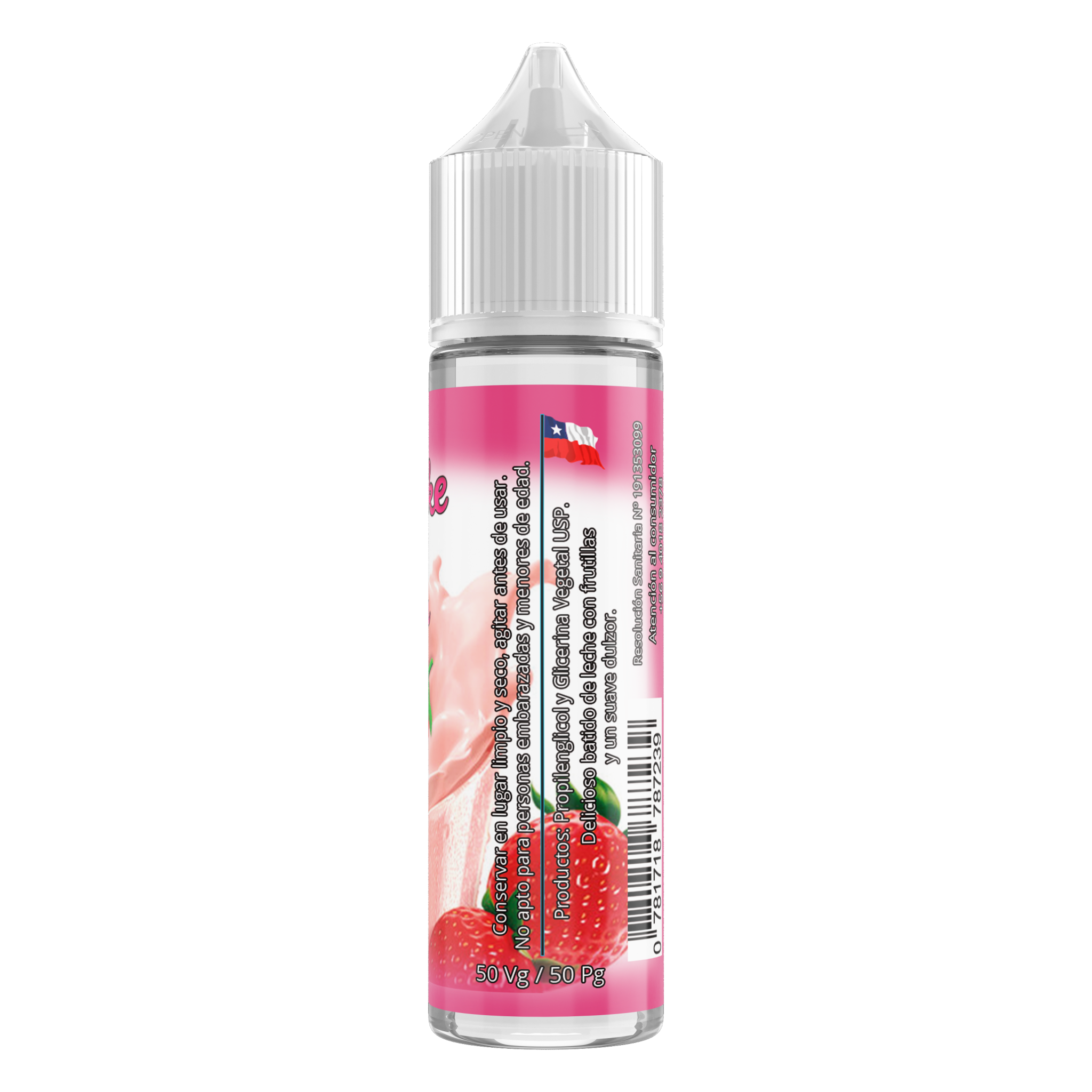 60ml Milkshake de Frutilla - Imagen 4